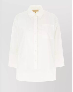 Michael Kors Stretch Cotton Shirt - White