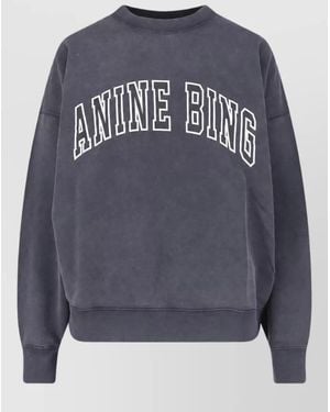 Anine Bing Cotton Sweatshirt - Gray