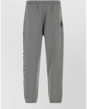 Canada Goose Cotton Rove Joggers Elastic Waist Cuffs Print - Grey