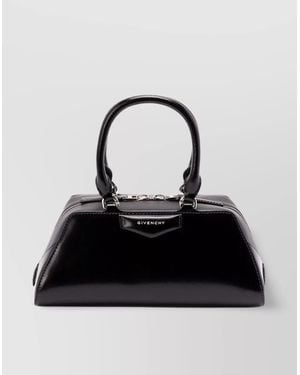 Givenchy Bag Detachable Strap Metal Hardware Top Handles - Black
