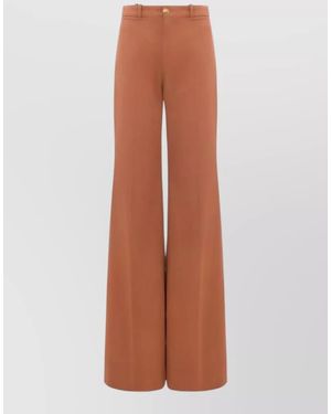 Chloé Flared Trousers - Brown