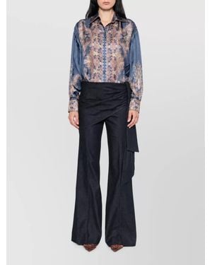 Zimmermann Flared Denim Jeans - Blue