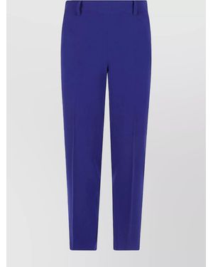 Alberto Biani Straight-Leg Tailored Trousers - Blue