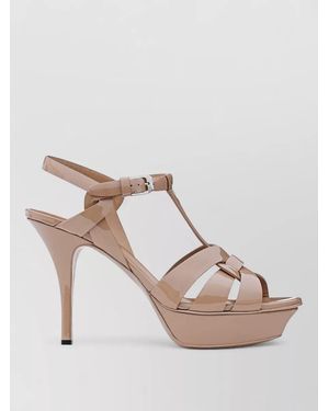 Saint Laurent Leather Tribute Sandals - Multicolour