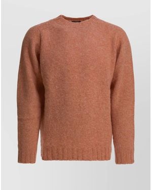Beams Plus Wool Crewneck Jumper - Brown