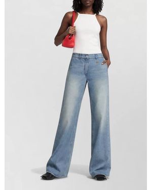 Courreges Slim-Fit Cotton Tank Top - Blue