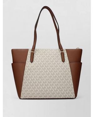 Michael Kors Leather Tote Bag - White