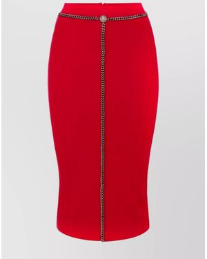 Elisabetta Franchi Pencil Skirt - Red