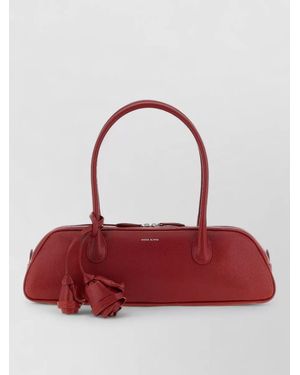 Magda Butrym Rose Leather Shoulder Bag - Red
