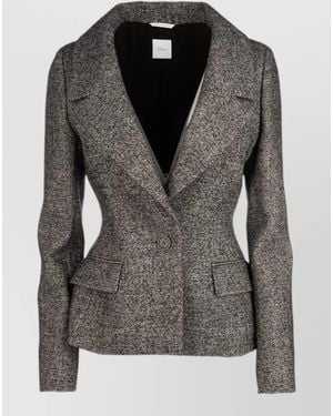 Dior Tailored Jackets And Vests Long Sleeves - Black