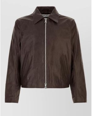 Our Legacy Leather Jacket - Brown
