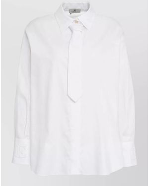 Elisabetta Franchi Cotton Shirt - White