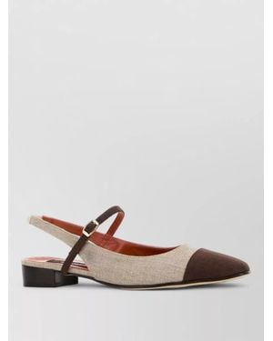 CAREL PARIS Canvas Slingback Oceano Ballerinas Two Tone - Multicolour