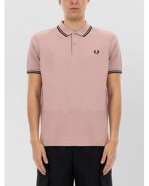 Comme des Garçons Freedom Polo Shirt Short Sleeve Contrast Collar - Pink