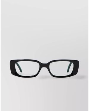 Our Legacy Rectangular Frame Sunglasses With Lenses - Metallic