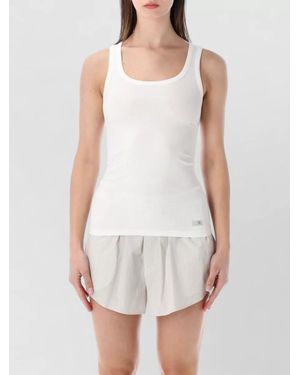 MM6 by Maison Margiela Stretch Tank Top - White