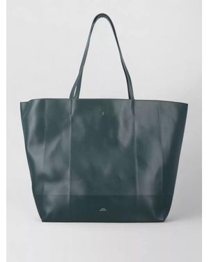 TOTEME Leather Tote Bag - Blue
