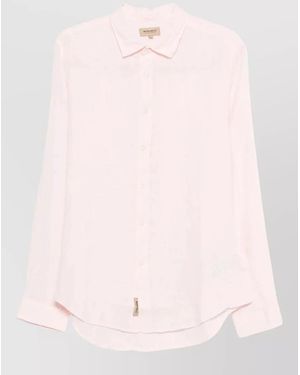 Woolrich Linen Long-Sleeve Shirt - Pink