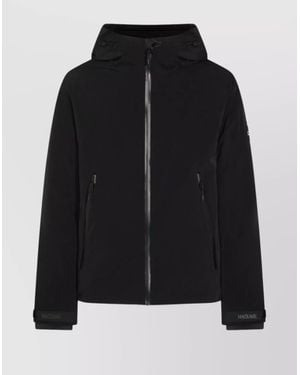 Mackage Insulated Jackets With Hood And Pockets - Black