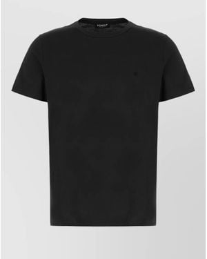 Dondup Cotton Logo-Print T-Shirt - Black