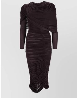 Magda Butrym Midi Dress - Black