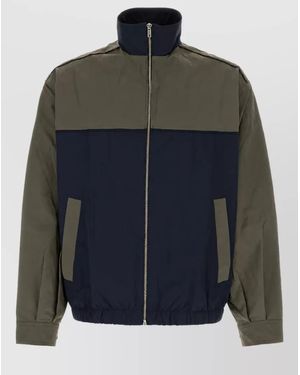 GIMAGUAS Two-Tone Nylon Padded Coat - Blue