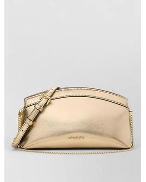 Michael Kors Leather Cross-Body Bag - Natural