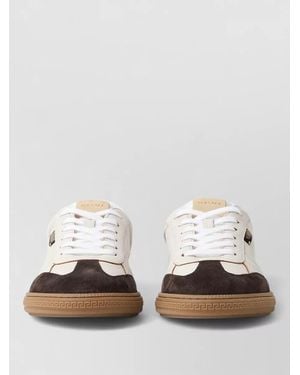 Versace Greca Motif Court Low Top Trainers - Multicolour