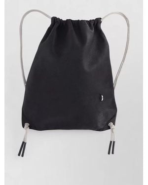 Rick Owens Backpacks Clean Lines Adjustable Shoulder Straps - Black