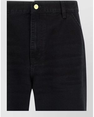 Carhartt Organic Cotton Straight-Leg Jeans - Black