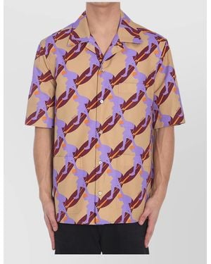 Gucci Surfer Print Boxy Fit Shirt - Pink