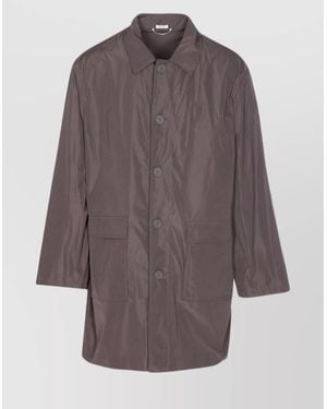Thom Browne Versatile Packable Jacket Long Sleeves - Brown