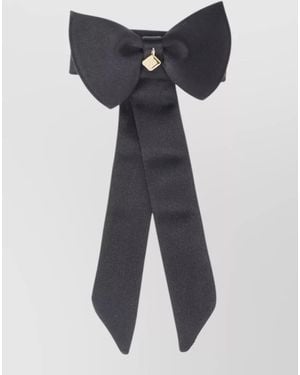 Ferragamo Bow Tie Hair Accessory Decorative Charm - Gray