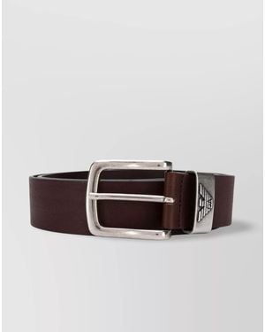 Emporio Armani Leather Belt - Brown