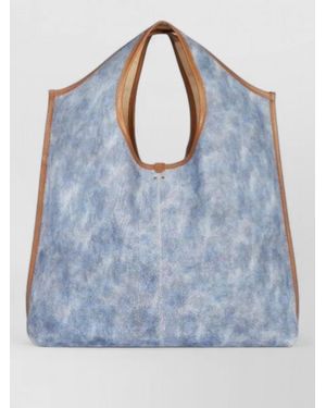 Jérôme Dreyfuss Leather Tote Bag - Blue