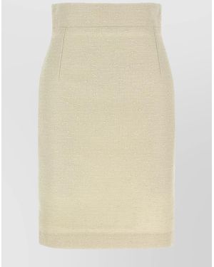 Tagliatore 'Myra' High-Waisted Knee-Length Skirt in Blue | Lyst