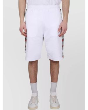 Missoni Fleece Cotton Shorts Bermuda - White