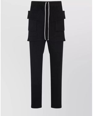 パンツ RICK OWENS RP20F2303 WCF DRAWSTRING PANTS BLACK RICK OWENS - PANTS - Rick Owens
