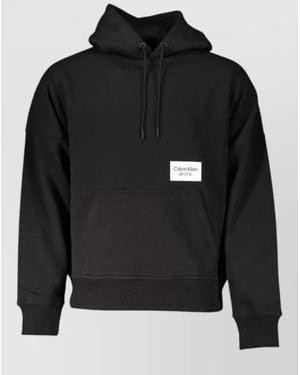 Calvin Klein Relaxed-Fit Hooded Jacket - Black