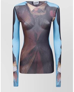 Jean Paul Gaultier The Tennis Suit Top - Blue