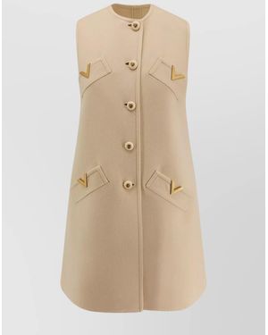 Valentino Short Dress - Natural