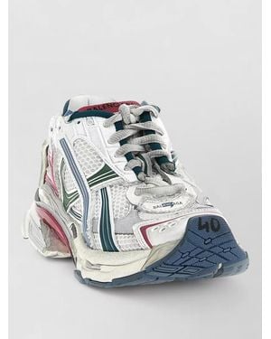 Balenciaga Runner Trainers Mesh Polyurethane Polyester Rubber - Blue