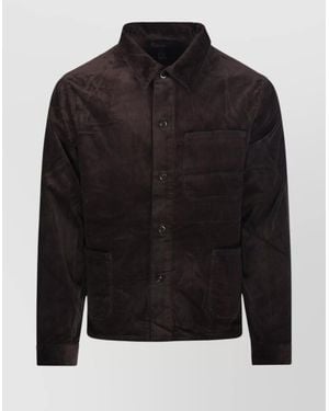 Ralph Lauren Utility Jacket With Chest And Side Pockets - Black
