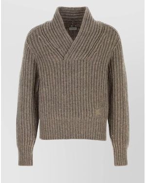 Burberry Wool Jumper - Grey
