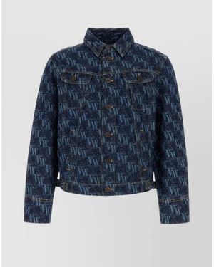 Vivienne Westwood Denim Printed Lightweight Jacket - Blue