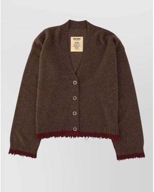 Uma Wang Cashmere Fitted Jacket - Brown