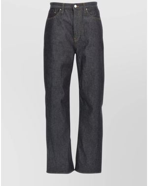 TOTEME Denim Straight-Leg Jeans - Grey
