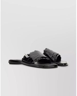 Premiata Flat Sole Slide Sandal - Black