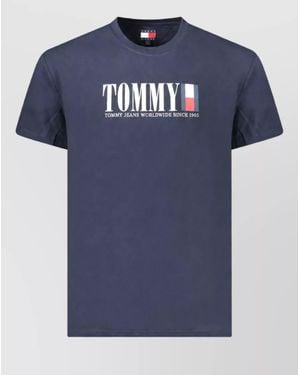 Tommy Hilfiger Cotton T-Shirt - Blue