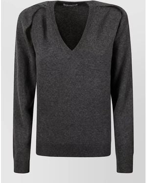 Jil Sander Open Armhole Sweatshirt - Black